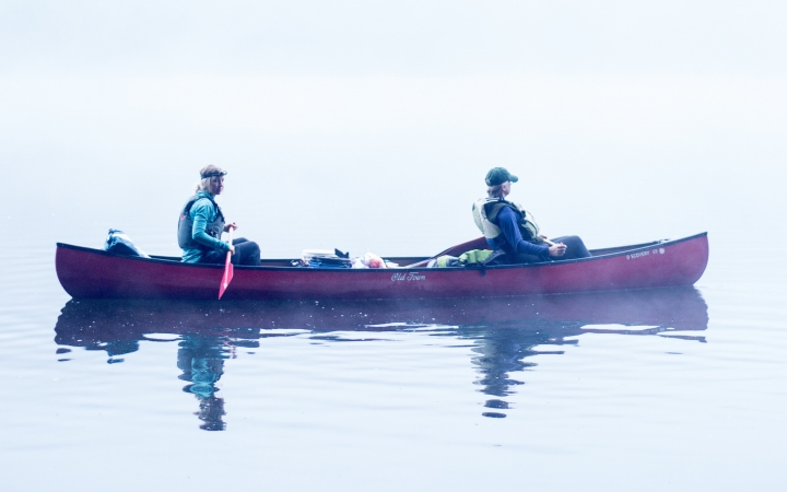 canoeing on Delaware Water Gap